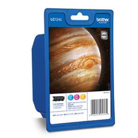 Brother LC-1240 sada inkoustů - magenta, yellow, cyan