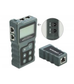 Delock LCD kabelový testr RJ45 / PoE / DC