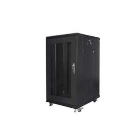 LANBERG Volně stojící skříň 19" 22U/600x800 černá (RAL9004)   (v rozloženém stavu) 2 ze 3