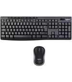 Logitech klávesnice s myší Wireless Combo MK270, CZ/SK, černá