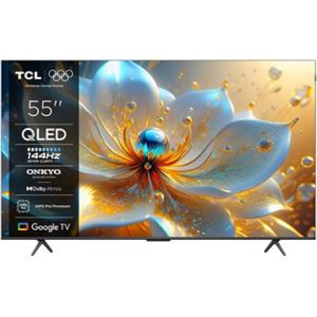 TCL 55T8C SMART TV 55" QLED/4K UHD/Direct LED/144Hz/4xHDMI/USB/LAN/GoogleTV