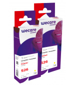 WECARE ARMOR sada ink kompatibilní s CANON CLI526Y 2x10,5ml,žlutá,CLI-526 Y