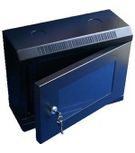 10" rack jednodílný 6U/140 DATACOM černý Skl.dv.