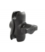 RAM Mounts rameno krátké, tvrzený plast, pro 1" kulové čepy (celková délka 60 mm), RAP-B-201U-A