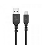 TB USB A - USB C kabel 50 cm silicone black