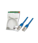 Digitus Patch Cable, UTP, CAT 5e, AWG 26/7, měď, modrý, 5m