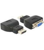Delock adaptér Displayport 1.1 samec > VGA samice černý