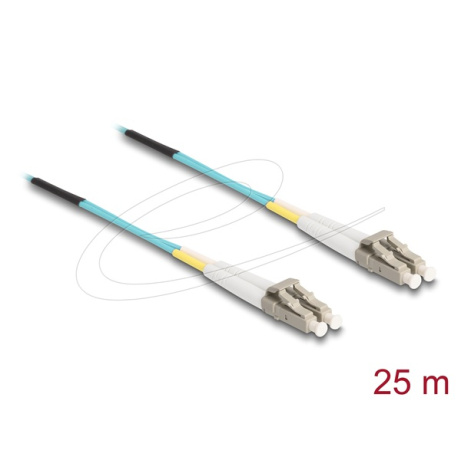 Delock Optický kabel LC Duplex na LC Duplex, multimód, OM3, 25 m