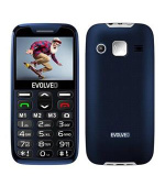 EVOLVEO EasyPhone XR, telefon pro seniory s nabíjecím stojánkem, 2,3" 320 x 240/1xSIM/0,3Mpx/microSDHC/1000 mAh/modrá