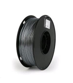 GEMBIRD, Tisková struna (filament) PLA PLUS, 1,75mm, 1kg, stříbrná