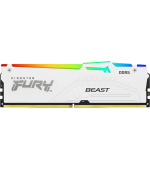 Kingston FURY Beast/DDR5/128GB/5600MHz/CL40/4x32GB/RGB/White