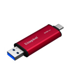 Kingston Dual Portable/512GB/SSD/Externí/Červená/5R