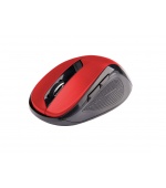 C-TECH Myš WLM-02/Ergonomická/Optická/Pro praváky/1 600 DPI/Bezdrátová USB/Černá-červená