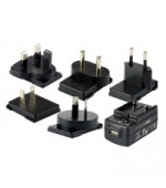 Honeywell ScanPal EDA70,60,50 - KIT,5V/2A PS,5 PLUGS PACKED - zásuvkové adaptéry