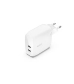 Belkin BOOST CHARGE™ Duální 60W USB-C Power Delivery PPS nástěnná nabíječka, bílá