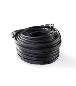 Nedis CCTVCA10BK200 - CCTV Bezpečnostní Kabel BNC / DC | RG59 | 20 m | předem sestavené konektory