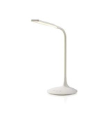 Nedis LTLG3M1WT2 - Stmívatelná LED Stolní Lampa | Dotykové ovládání | 3 režimy svícení | Nabíjecí baterie | 250 lm