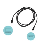 i-tec Thunderbolt 3 – Class Cable, 40 Gbps, 100W Power Delivery, USB-C Compatible, 150cm