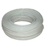 DATACOM Telefonní kabel 4ž. lanko bílý plochý  bal.100m