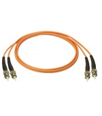 Optický patch kabel duplex ST-ST 50/125 MM 0,5m OM3