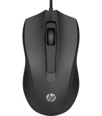 HP 100/Kancelářská/Optická/1 600 DPI/Drátová USB/Černá