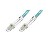 Digitus Fiber Optic Patch Cord, LC to LC Multimode 50/125 µ, Duplex Length 15m, Class OM3