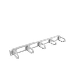 LANBERG 19" CABLE MANAGEMENT PANEL 5 RINGS - TYPE B 1U GREY