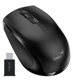 Genius NX-8006S Type-C, myš, bezdrátová, optická, 1200DPI, 3 tlačítka, USB-C, černá