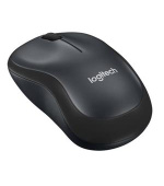 Logitech myš Wireless M220 Silent, optická, bezdrátová, 3 tlačítka, černá, 1000dpi
