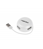Natec BUMBLEBEE rozbočovač 3x USB 2.0 HUB bílý