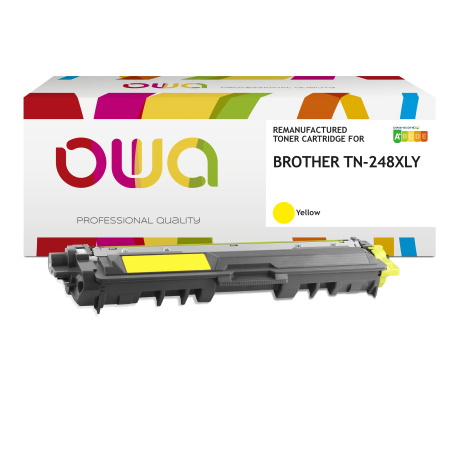 OWA Armor toner kompatibilní s Brother TN-248XL Y, 2300st, žlutá/yellow