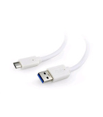 GEMBIRD CABLEXPERT Kabel USB 3.0 AM na Type-C kabel (AM/CM), 1m, bílý