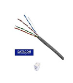 DATACOM UTP lanko CAT5E LSOH 305m box šedý