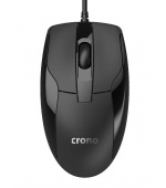 Crono CM645/Kancelářská/Optická/1 000 DPI/Drátová USB/Černá