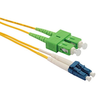 Patch kabel 9/125 LCupc/SCAPC SM OS1 1m duplex