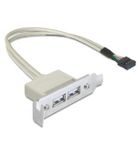 Delock záslepka do slotu USB 2.0 low profile 2 porty