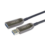 PremiumCord USB 3.0 prodlužovací optický AOC kabel A/Male - A/Female 15m