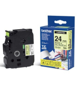 Brother - TZe-C51, signální žlutá / černá  (24mm)