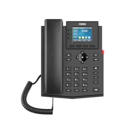 Fanvil X303-2, dvouvodičový IP telefon, 4 SIP účty, 2,4" barevný displej, 3DSS
