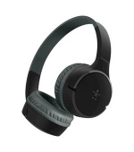 Belkin SOUNDFORM™ Mini - Wireless On-Ear Headphones for Kids - dětská bezdrátová sluchátka, černá - NOVÁ VERZE