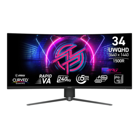 MSI MPG/346CQRF X24/34"/VA/wQHD/240Hz/0,5ms/Černá/3R