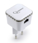 Eth WIFI repeater GEMBIRD WNP-RP300-1 300 Mbps, bílý