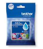 Brother LC-552XLC - inkoust azurový XL