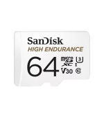 SanDisk High Endurance microSDXC 64GB + adaptér