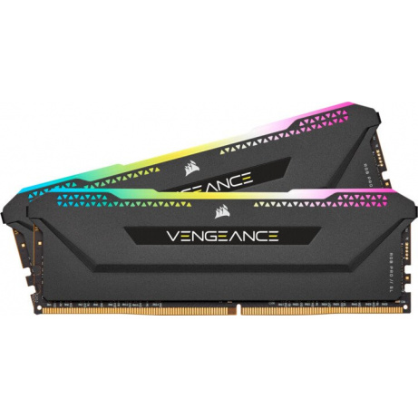 Corsair Vengeance RGB PRO SL/DDR4/32GB/3200MHz/CL16/2x16GB/RGB/Black