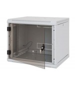 Nástěnný rack RUA 15U/500mm odn.boč+skl.dv.