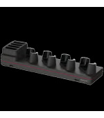 Honeywell CT70 5-bay Net Base, Ethernet, CT70 cups, battery cup, power supply, no cord