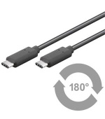 PremiumCord Kabel USB 3.1 konektor C/male - USB 3.1 konektor C/male, 0,5m
