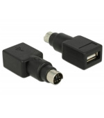 Delock Adaptér PS/2 samec > USB Typ-A samice