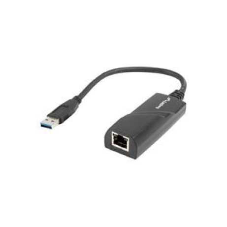 LANBERG USB->RJ45 ETHERNET ADAPTÉR SÍŤOVÁ KARTA  USB 3.0 1X RJ45 1GB KABEL